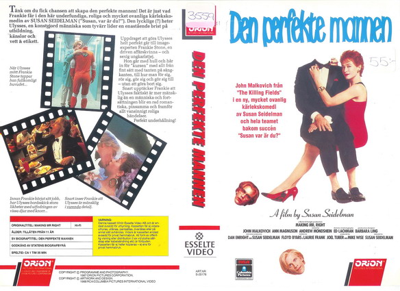 25176 DEN PERFEKTE MANNEN (VHS)